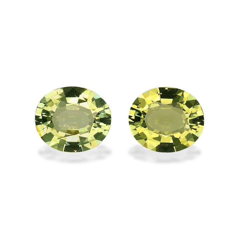 Tourmaline Cuivre taille OVALE Lime Green 4.36 carats