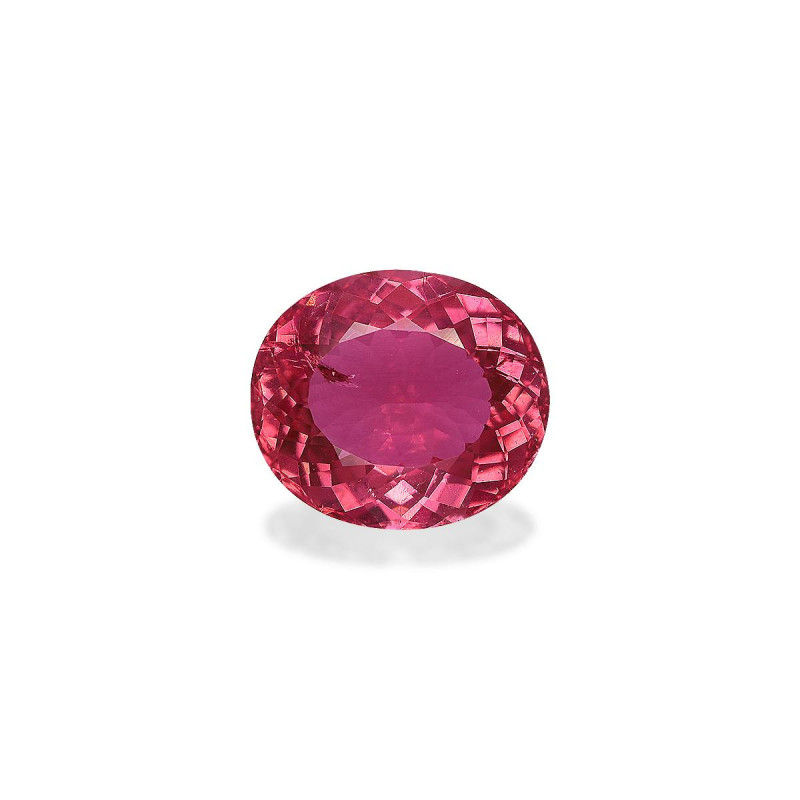 OVAL-cut Pink Tourmaline Fuscia Pink 6.34 carats