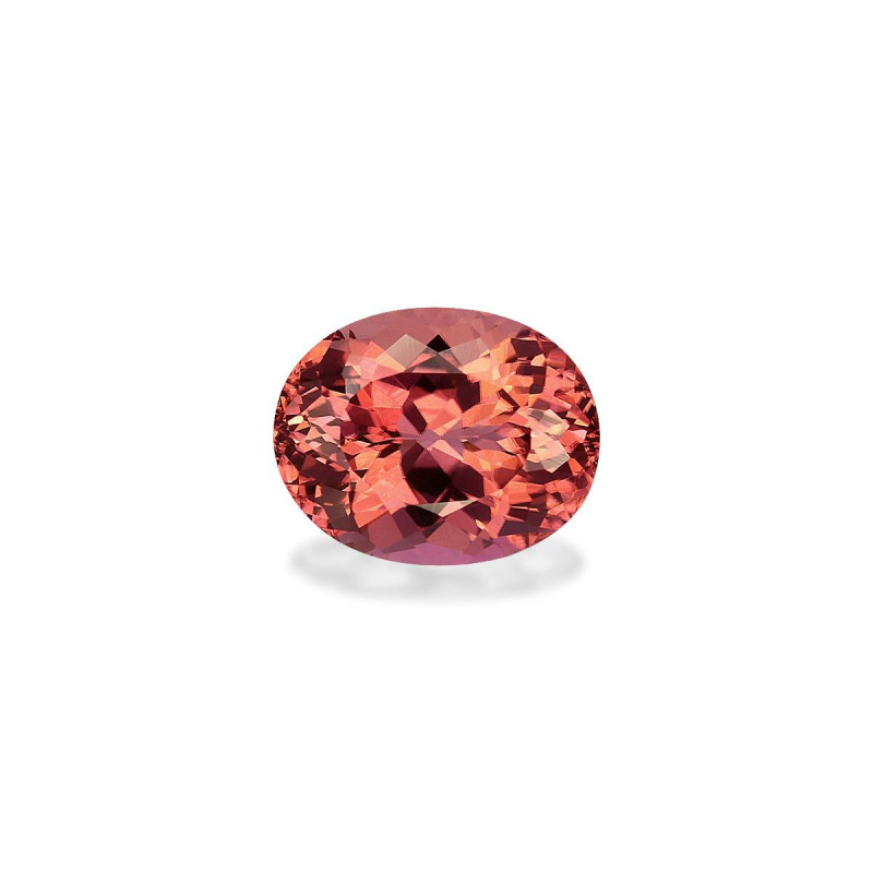 OVAL-cut Pink Tourmaline Salmon Pink 2.76 carats