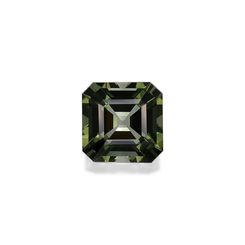 Tourmaline Verte taille CARRÉ Forest Green 6.01 carats