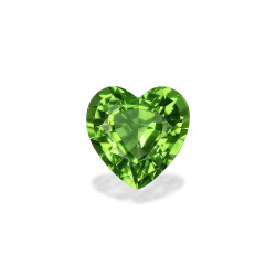 HEART-cut Peridot Lime...