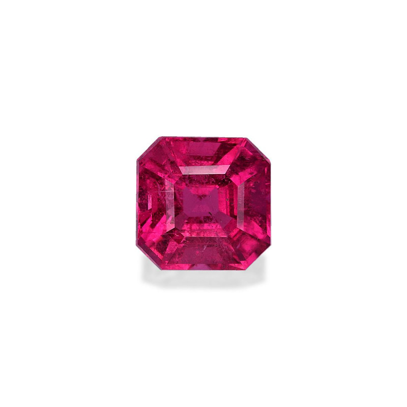 Rubellite taille CARRÉ Fuscia Pink 3.41 carats