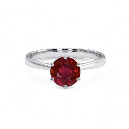 Bague solitaire Celinni 1968 rubis naturel