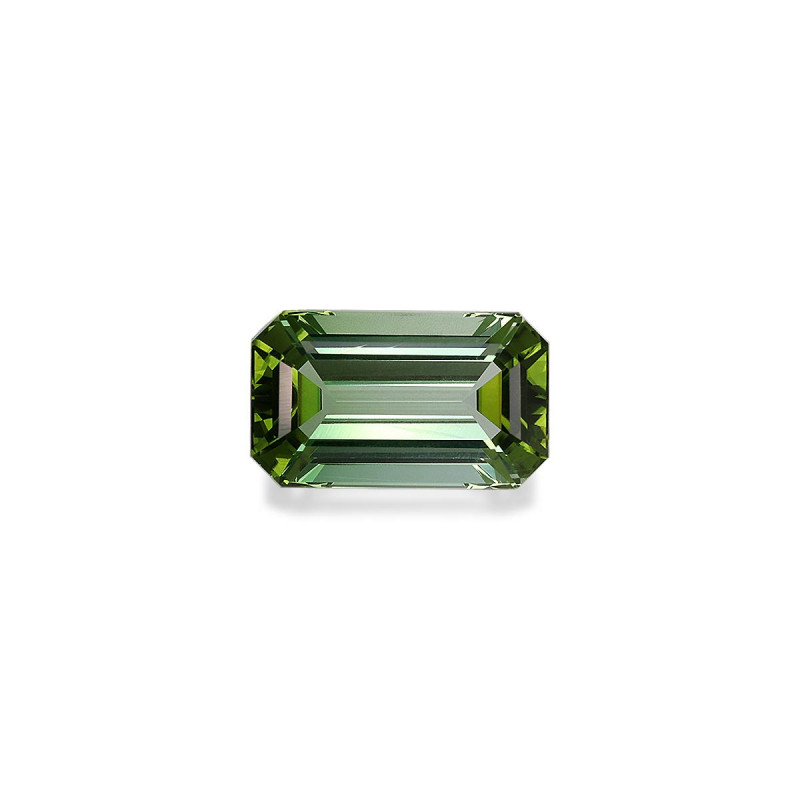 Tourmaline Verte taille RECTANGULARE Lime Green 4.25 carats