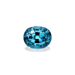 OVAL-cut Blue Zircon Blue...