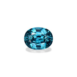 OVAL-cut Blue Zircon Blue...