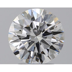 2.01-carat diamond in round...