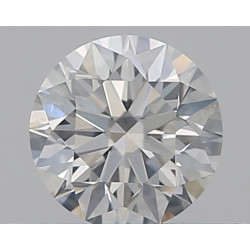 0.31-carat diamond in round...