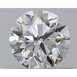 0.5-carat forme ronde diamant
