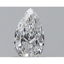 0.33-Carat Pear Shaped Diamond