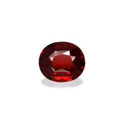 OVAL-cut spessartite Red...