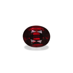 OVAL-cut rhodolite Red...