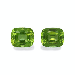 CUSHION-cut Peridot Green...