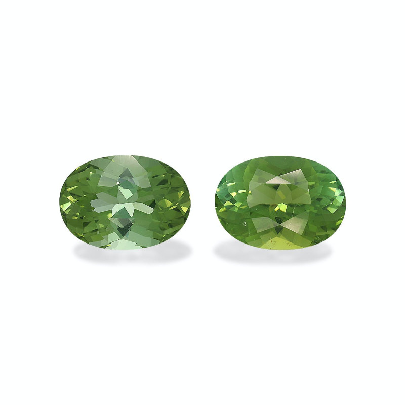 OVAL-cut Green Tourmaline Lime Green 14.83 carats