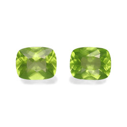 CUSHION-cut Peridot Lime...