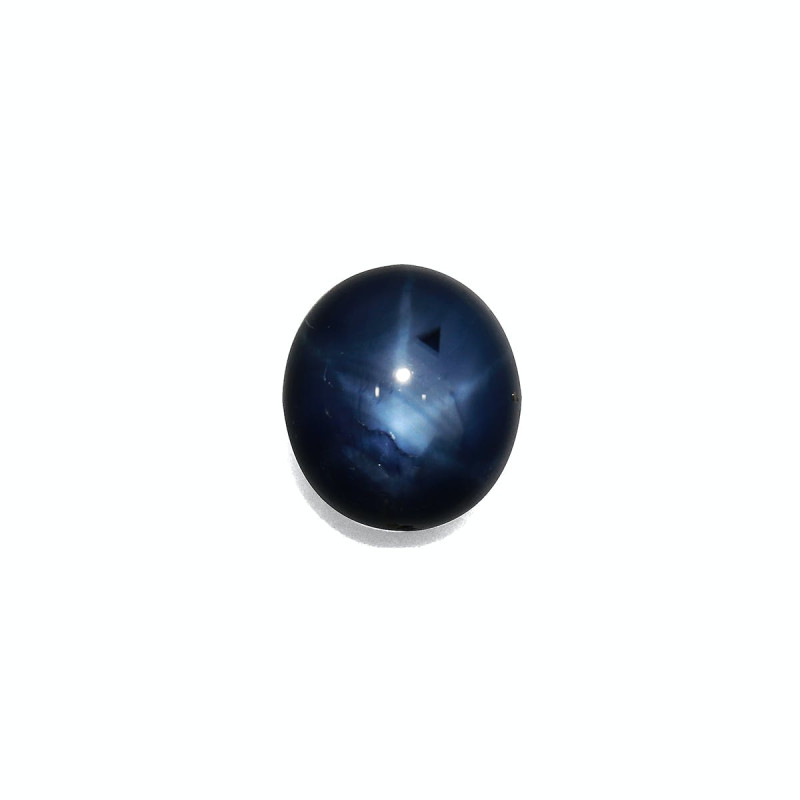 الياقوت النجمي الأزرق الحجم بيضاوي أزرق 3.91 