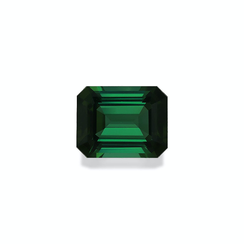 RECTANGULAR-cut Green Tourmaline Basil Green 10.41 carats