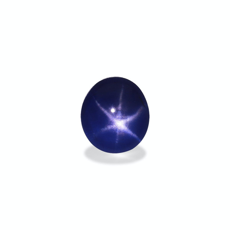 الياقوت النجمي الأزرق الحجم بيضاوي أزرق 7.07 