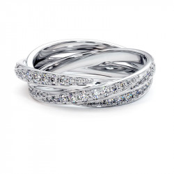 Diamanten Liefdesband Ring