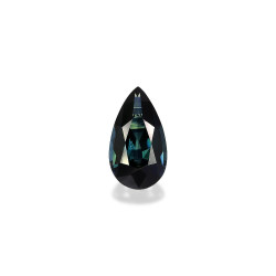 teal sapphire taille Poire...