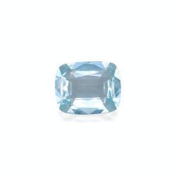 CUSHION-cut Aquamarine Sky...