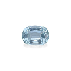 CUSHION-cut Aquamarine Sky...