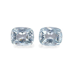 CUSHION-cut Aquamarine Sky...