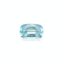 CUSHION-cut Aquamarine Sky...