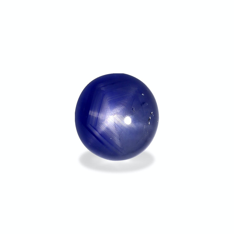 الياقوت النجمي الأزرق الحجم دائري أزرق 3.9 