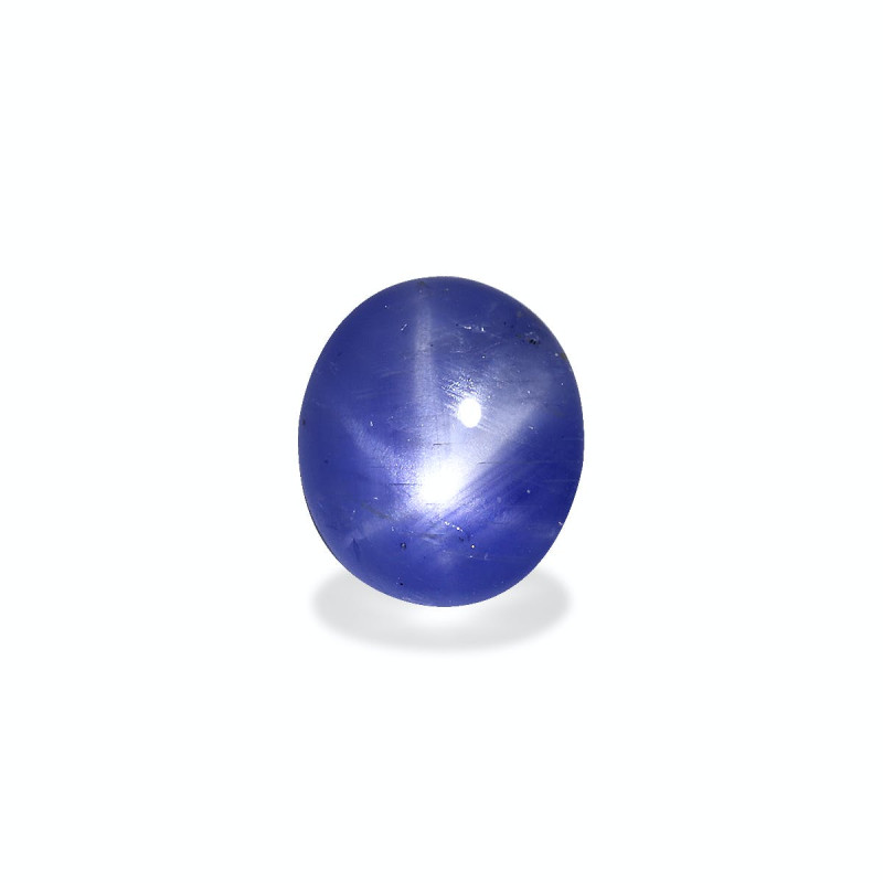 الياقوت النجمي الأزرق الحجم بيضاوي أزرق 3.92 
