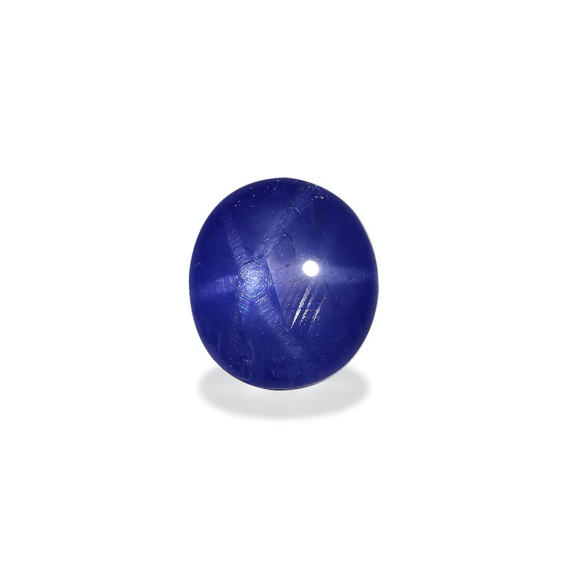 الياقوت النجمي الأزرق الحجم بيضاوي أزرق 4.12 