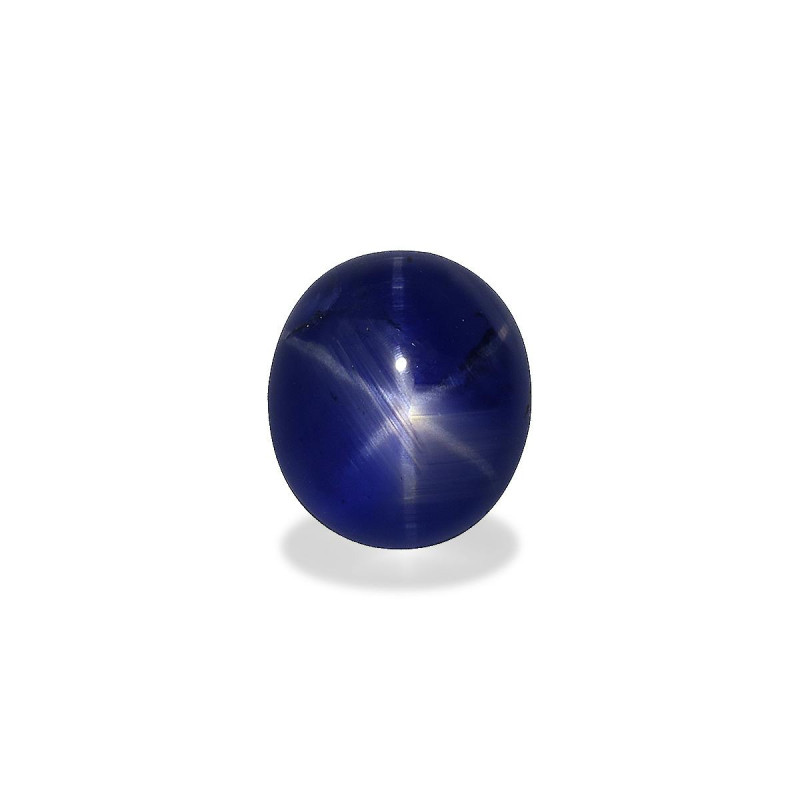 الياقوت النجمي الأزرق الحجم بيضاوي أزرق 3.74 