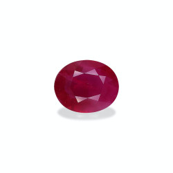 OVAL-cut Burma Ruby Red...