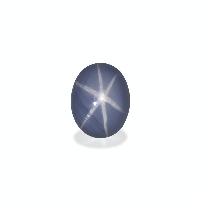 الياقوت النجمي الرمادي الحجم بيضاوي رمادي 3.19 