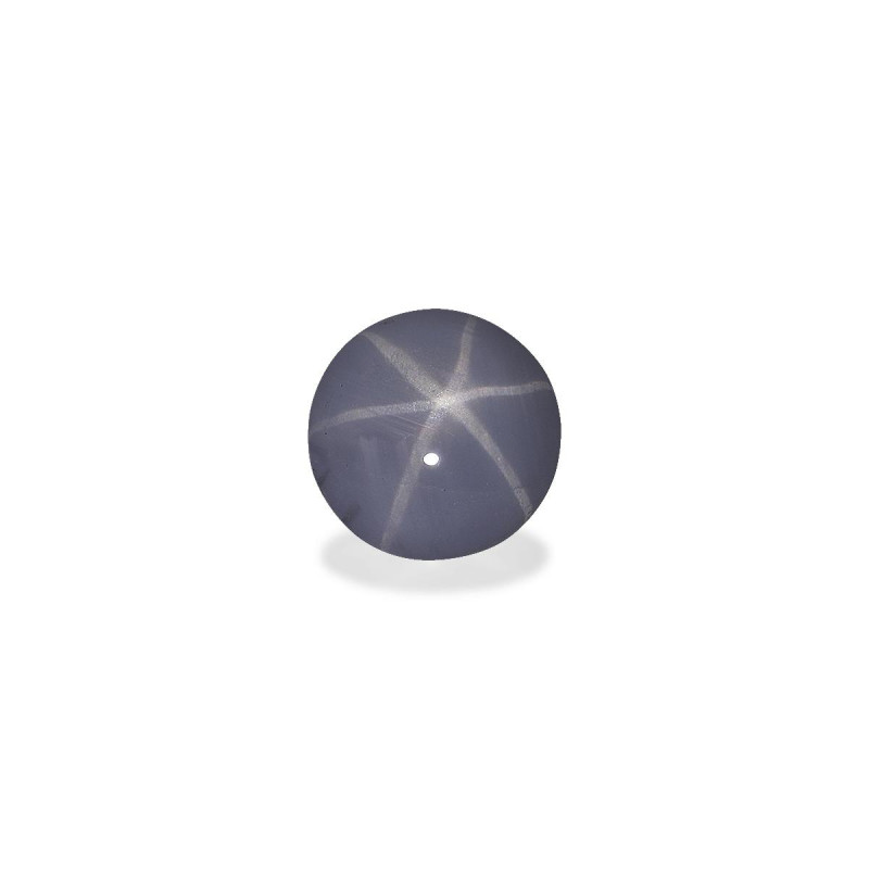 الياقوت النجمي الرمادي الحجم دائري رمادي 1.72 