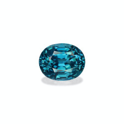 OVAL-cut Blue Zircon Cobalt...