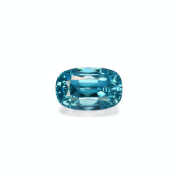 CUSHION-cut Blue Zircon...