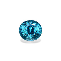 OVAL-cut Blue Zircon Blue...