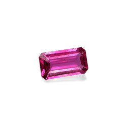 Sparkly Fuscia Grape Tourmaline vintage faceted cut stone in a wide band store 8