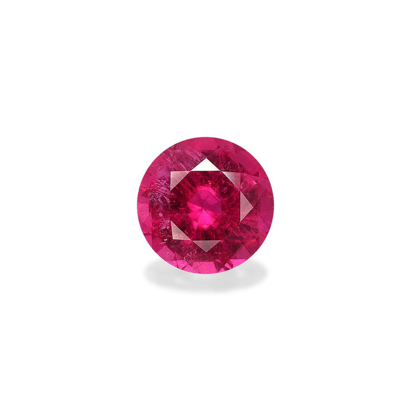 Rubellite taille ROND Fuscia Pink 2.17 carats