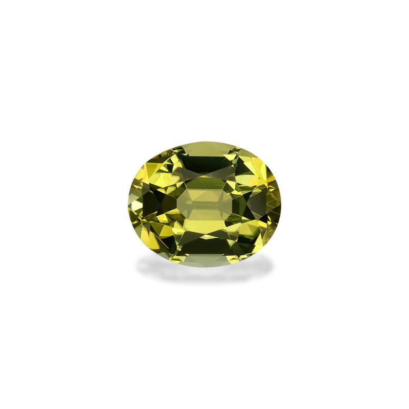 Tourmaline Cuivre taille OVALE Lime Green 3.69 carats