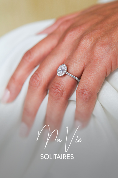 White gold engagement ring My life