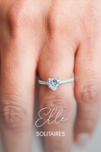 ELLE white gold engagement ring